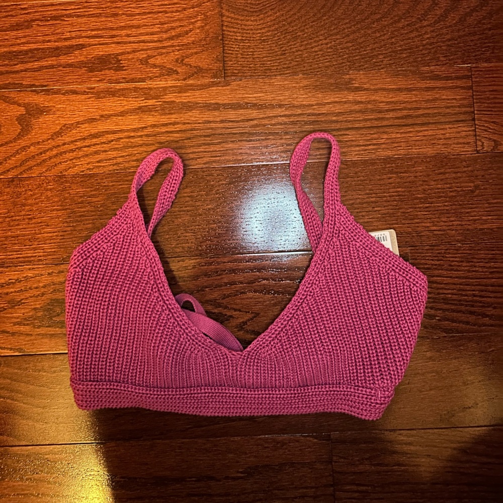 Pitaya Pink Crochet Bralette
